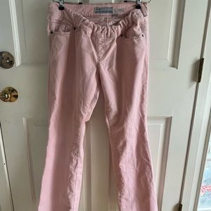 Old Navy Pink Maternity Cords, M